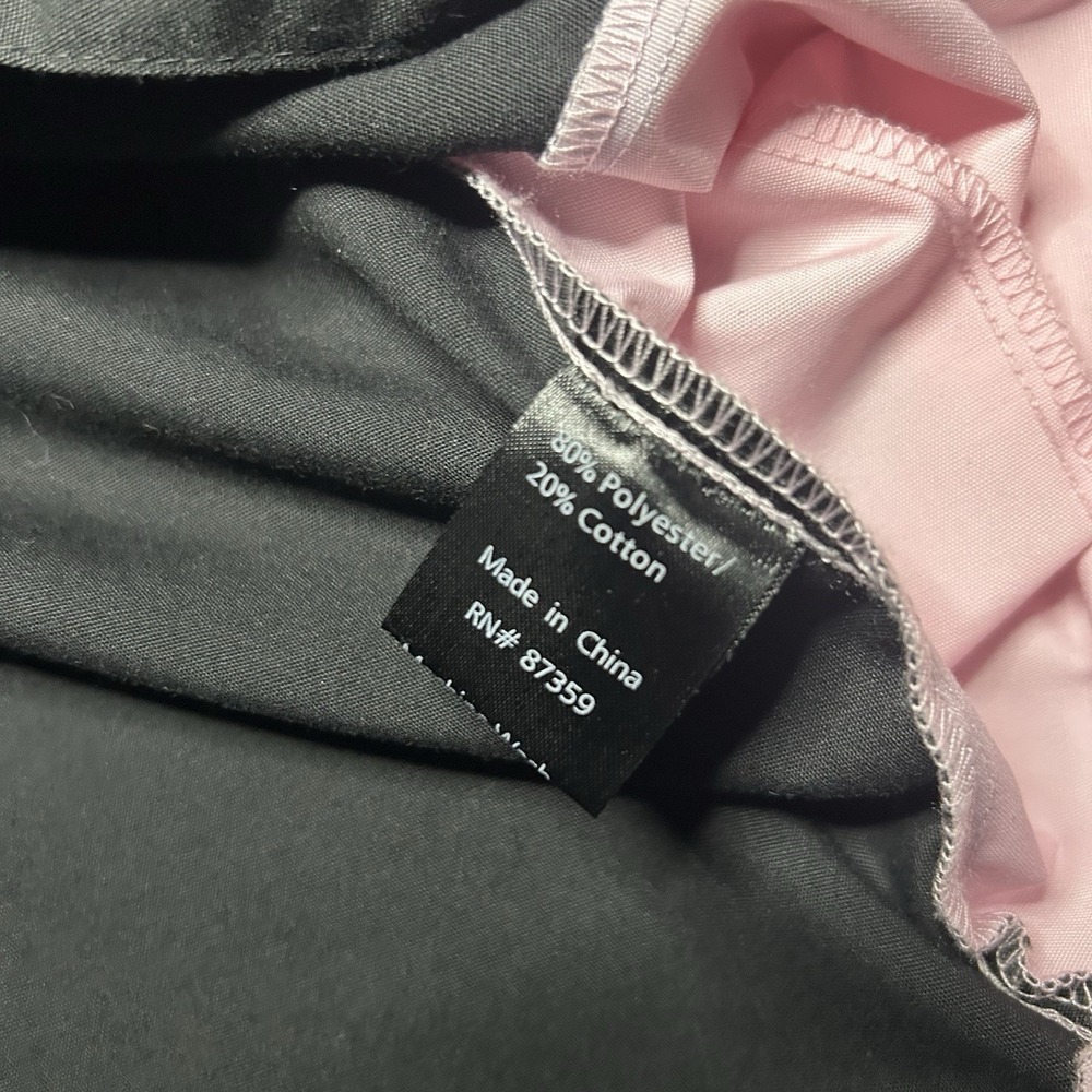 Mac Tools Men's Small (L) Breast Cancer Black Pink Short Sleeve Button Up Shirt - Picture 10 of 12